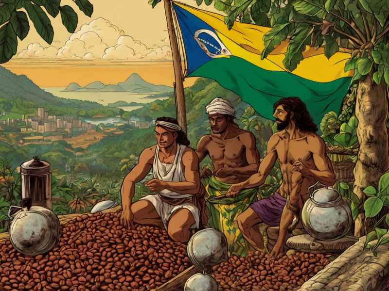 تاریخچه قهوه برزیل