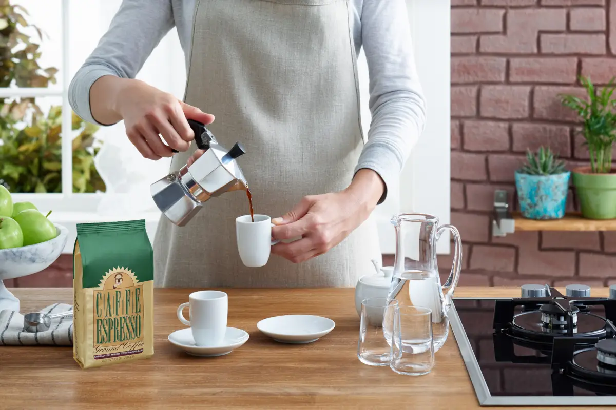 طرز تهیه قهوه ترک با موکاپات